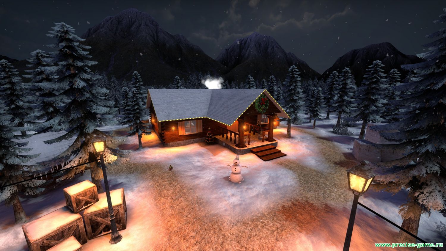 Карта Snowy Cottage для CS:S