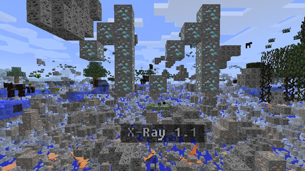 Скачать X-Ray Minecraft 1.1 (читы для minecraft) бесплатно