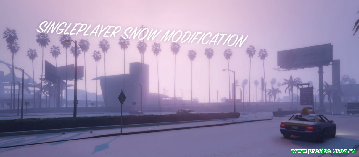 Мод Singleplayer Snow для GTA 5