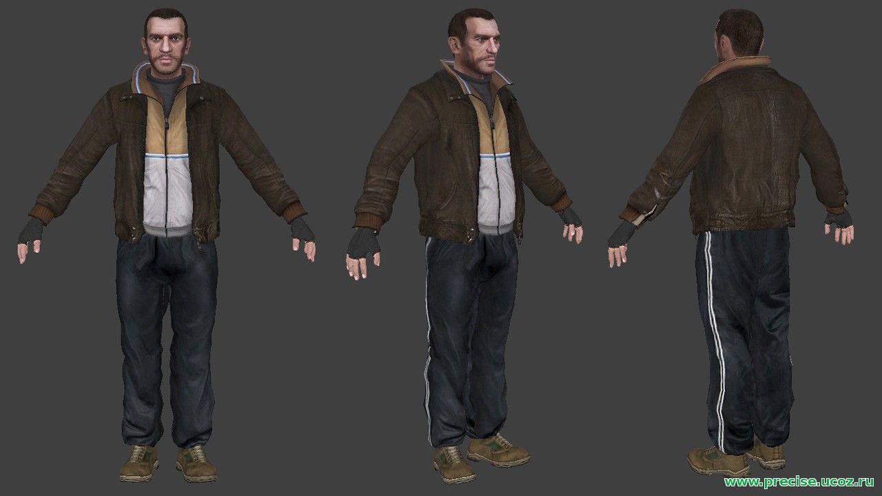 Модель Нико Беллика из GTA IV для CS:GO