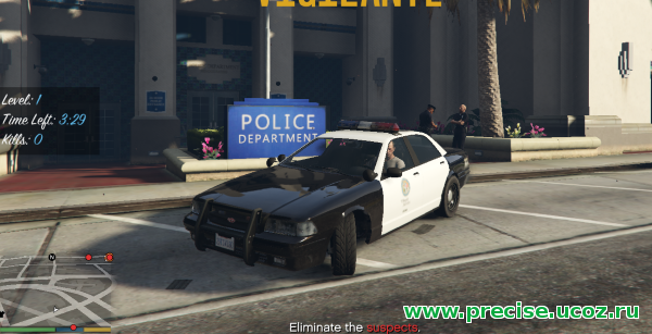 Vigilante — миссии полицейского в GTA 5