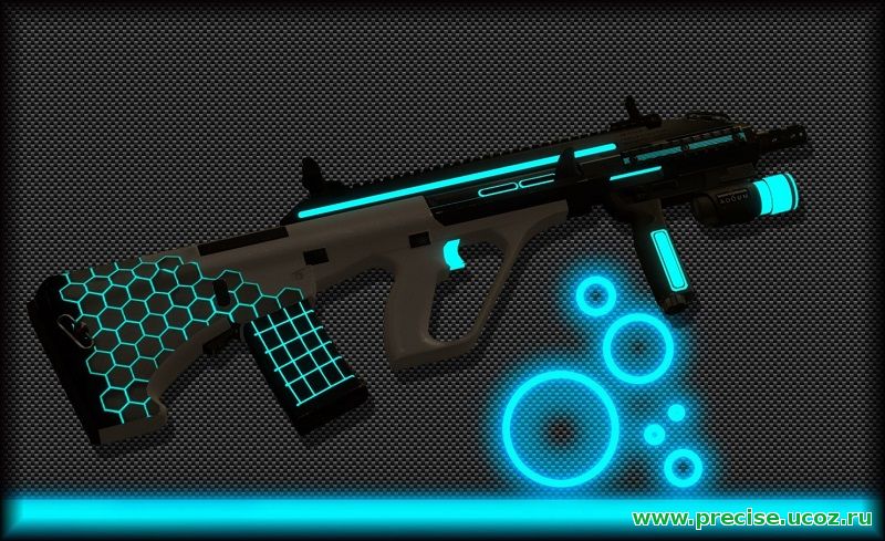 Модель STEYR AUG A3 "NEON" PACK для CS:S