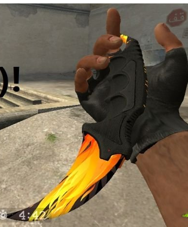 Kerambit Flame  для Counter-Strke: Source