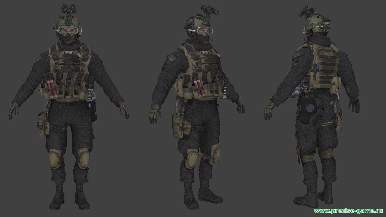 Модель солдата из Call of Duty Modern Warfare 2 для CS:GO