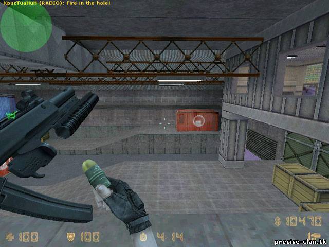 модель оружия MP-5 с работающим Гранатометом