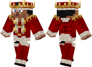скин короля для minecraft