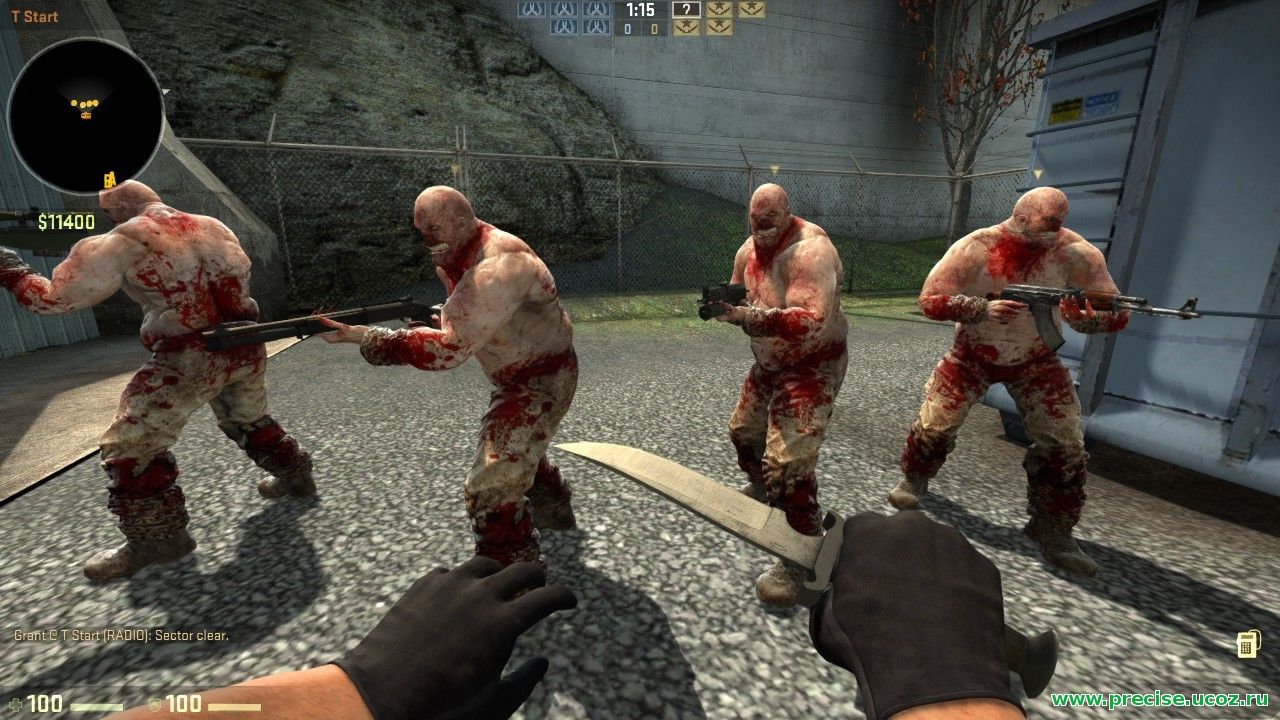 Chris Walker (зомби модель для сервера CS:GO)