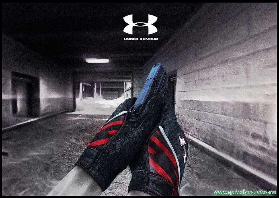 Модель перчаток Under Armour hands для css