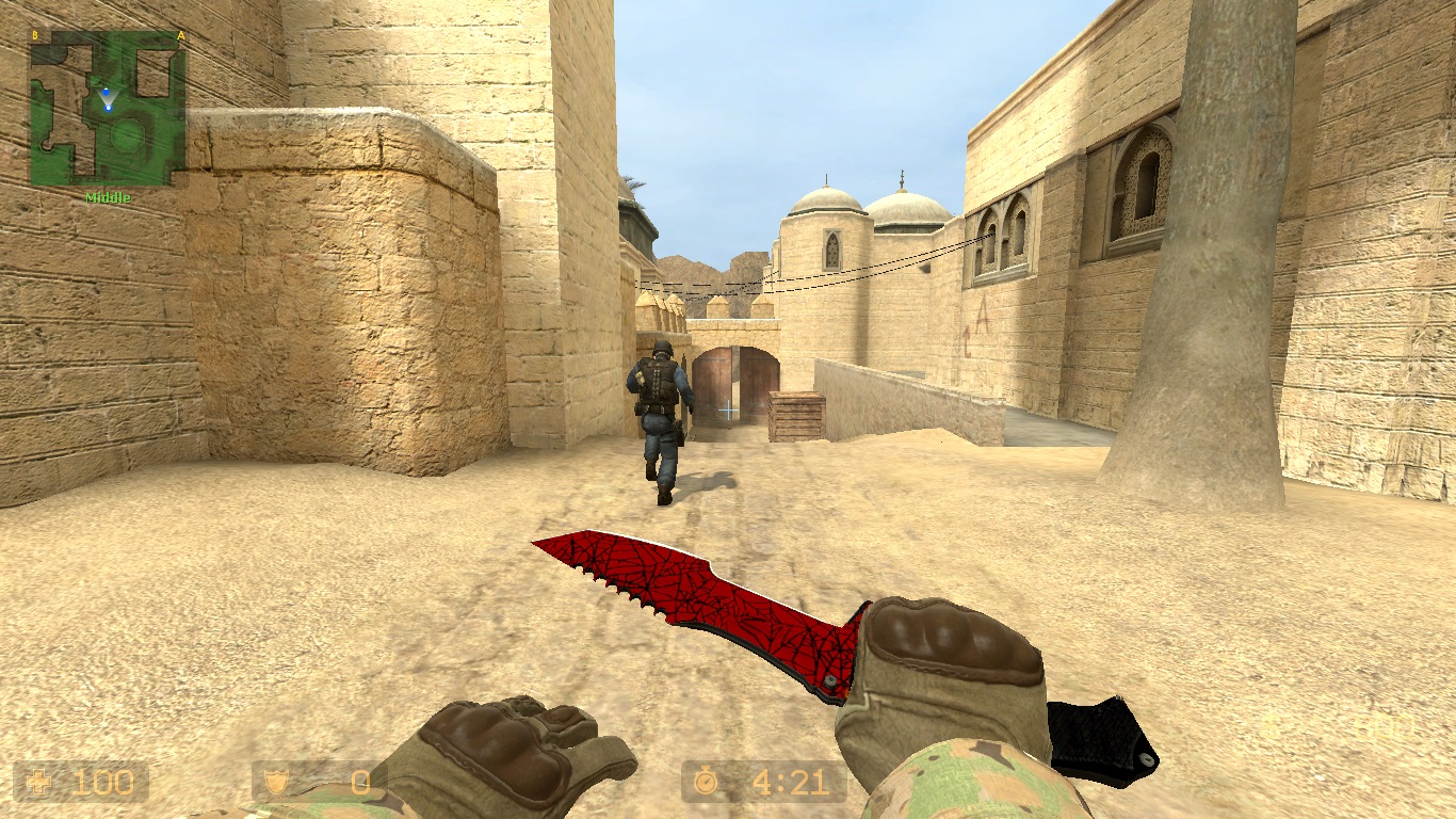 Нож Huntsman Knife Crison Web для CS:S