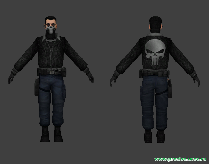 Скин админа  Mid-Night Leet для CS:Source v34